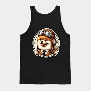 Pomeranian Pilot Tank Top